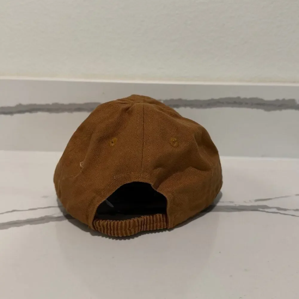 Baby Carhartt Odessa Cap Hat Brown Canvas Strapback Adjustable